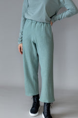 Culotte Jadegrün Woll-Viskose-Mix