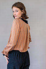 Bluse mit Puffärmeln