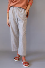 Culotte Leinen Sand