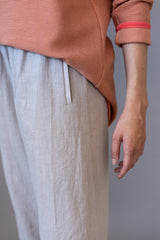 Culotte Leinen Sand