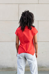 Blusenshirt Mohnblume