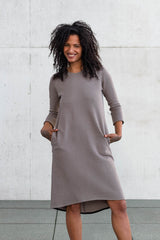 Kleid Taupe
