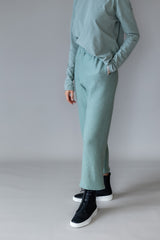 Culotte Jadegrün Woll-Viskose-Mix