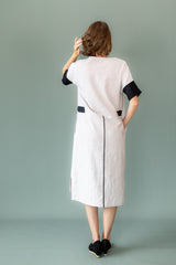 Leinenkleid Nachtschwärmer