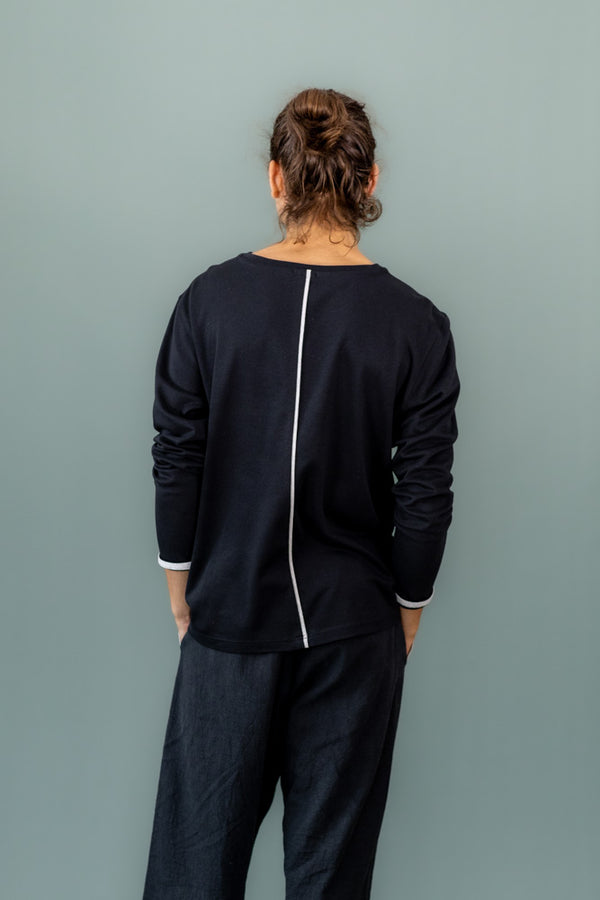 Langarmshirt schwarz